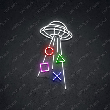 'Abducting Controls' Neon Sign by Neon Icons